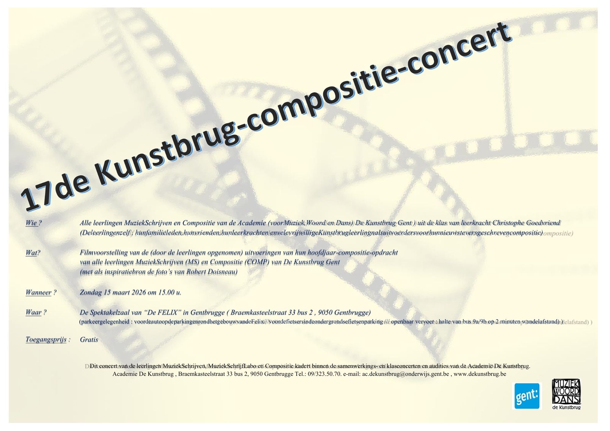 Kunstbrug compositie concert